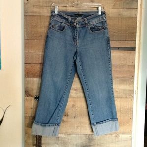 New York & Company Cropped Capri Jeans Size 4
